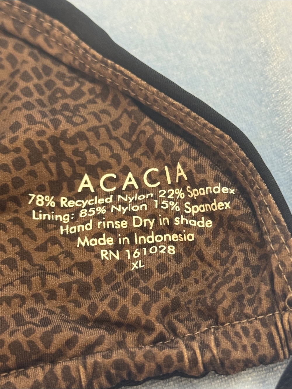 Acacia Wren Black Bikini Top NWT, S and XL - Picture 6 of 7